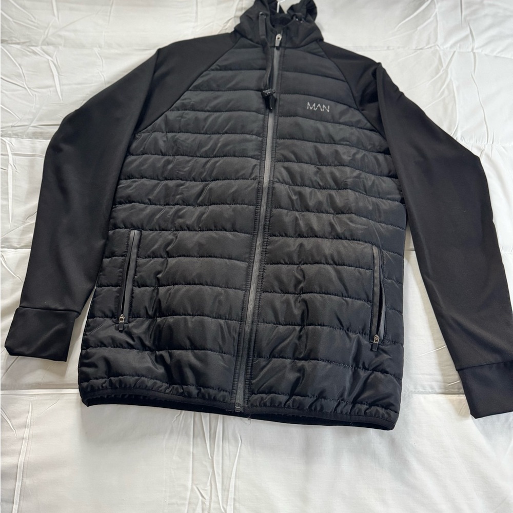 Black Puffer Jacket for Men